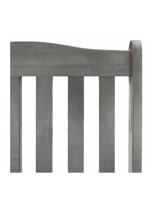 Rocking Armchair Grey / Red Plaid 57x100x117cm