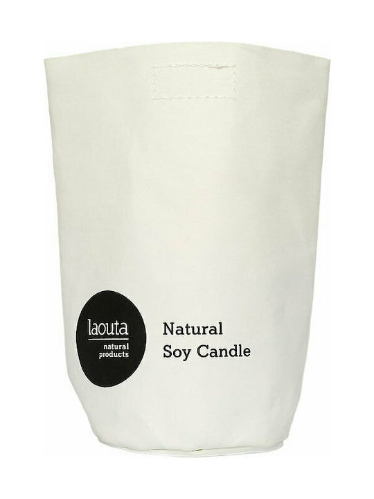 Laouta Natural Products Aromatic Soy Candle In Jar With Retchini Perfume 200gr