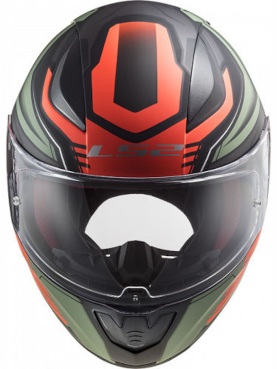 LS2 FF353 Rapid Gale Matt Black/Red/Green Κράνος Μηχανής Full Face 1300gr