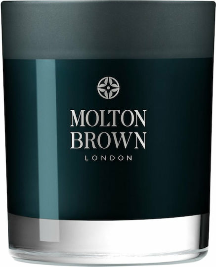 Molton Brown Russische Leder Aromatische Kerze im Blauem Gefäß