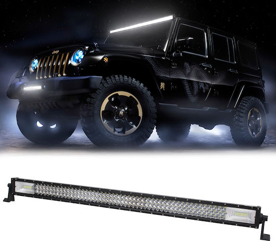 GloboStar Pro Series Waterproof Headlights Car in Bar Shape LED Universal 10 - 30V 540W 109cm with White Lighting 1pcs