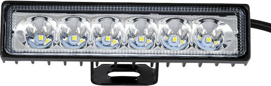 GloboStar PRO Series Waterproof Daytime Running Lamps Car in Bar Shape LED Universal 10 - 30V 18W 14.7cm with White Lighting 1pcs