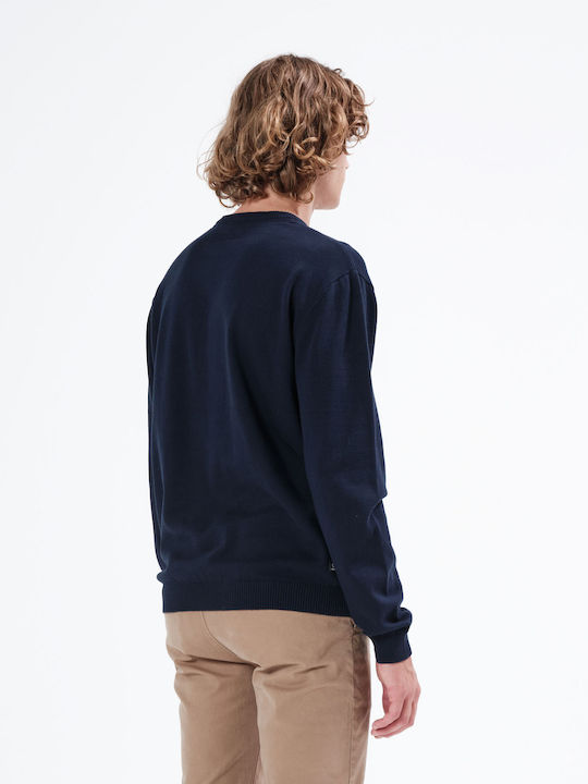 Emerson Herren Langarm-Pullover Dark Blue