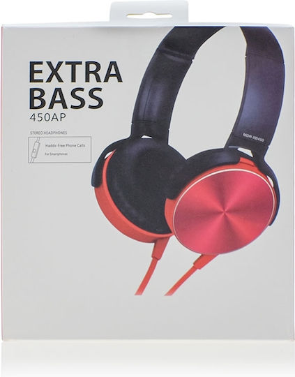 On Ear Extra Bass Kabelgebunden Am Ohr Kopfhörer Rot