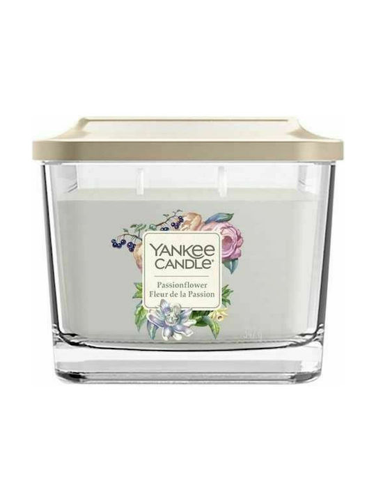 Yankee Candle Lumânare Aromată Borcan cu Aromă Floarea pasiunii Gri 96gr 1buc