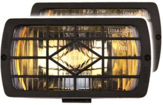 Autoline Τετράγωνοι Προβολείς Αυτοκινήτου B Universal 12V 55W 8cm 2τμχ