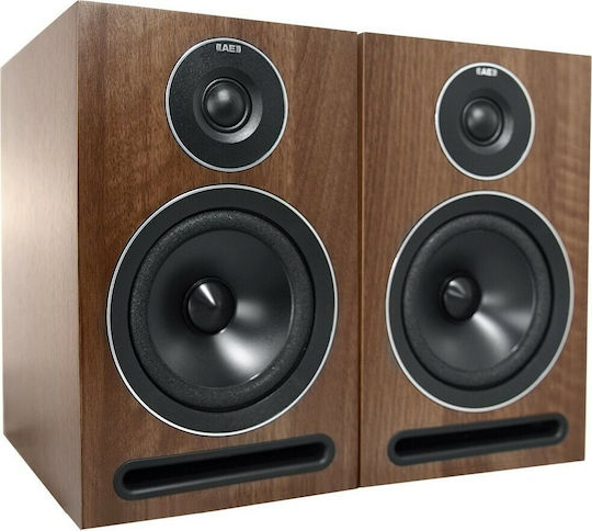 Acoustic Energy 101 Paar Hi-Fi Lautsprecher Buch selbst 150W 2 Anzahl von Fahrern B18.5xT25xH30cm. Walnuss