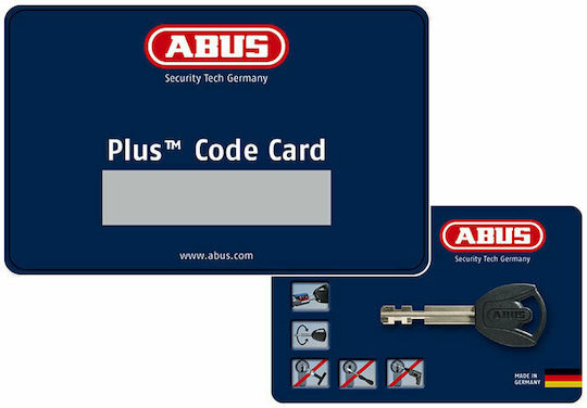 Abus Maxi Pro Κλειδαριά Δισκόφρενου Μοτοσυκλέτας με Διάμετρο Πείρου 13mm Κίτρινο Χρώμα