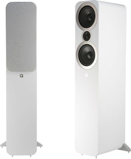 Q-Acoustics 3050i Paar Hi-Fi Lautsprecher Boden 165W 2 Anzahl von Fahrern B31xT31xH102cm. Weiß