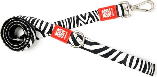 Max & Molly Hundeleine/Führleine Riemen Zebra Klein 1.2m x 1.5cm