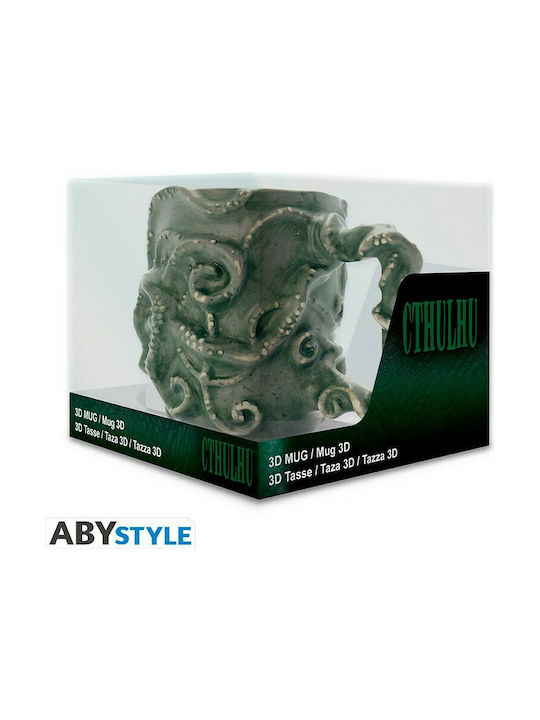 Abysse Cthulhu Mythos Κούπα Κεραμική Γκρι 300ml