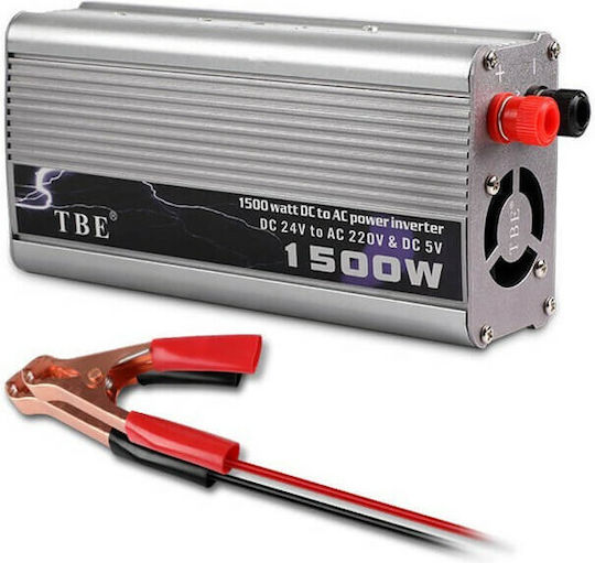 Factory TBE Car Inverter Modified Sinewave 1500W to Converter 12V DC in 220V AC with 1xUSB