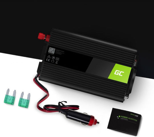 Green Cell Car Inverter Modified Sinewave 300W to Converter 12V DC in 230V AC with 1xUSB