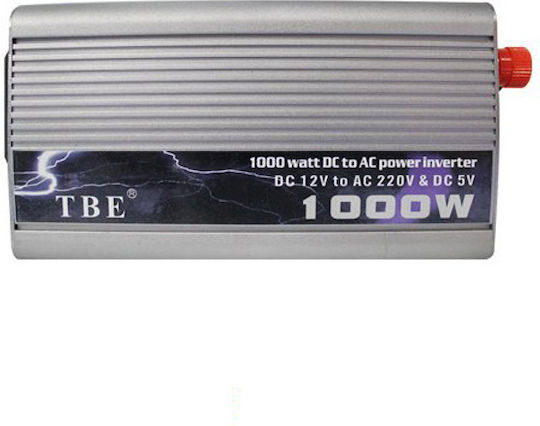 Factory TBE1000W Car Inverter Modified Sinewave 1000W to Converter 12V DC in 220V AC with 1xUSB