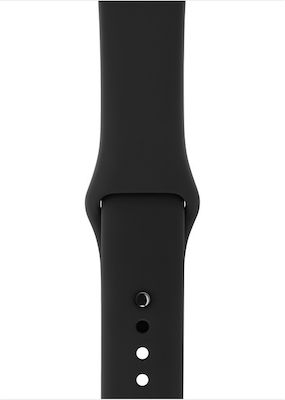 Watch Series 3 Cellular Aluminiu 38mm Rezistent la apă cu eSIM și pulsometru (Space Gray/Black Sport Band)