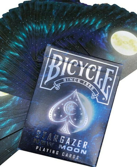 Bicycle Stargazer New Moon Συλλεκτική Τράπουλα Χάρτινη Μαύρη