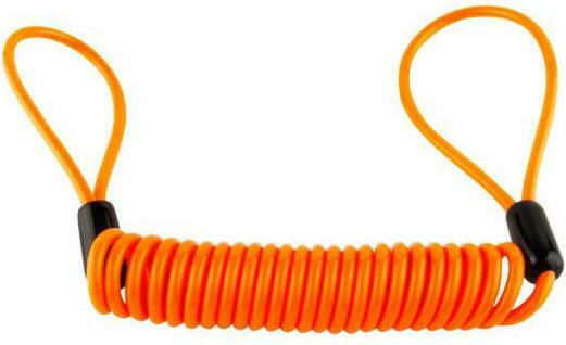 Zovii Fluo Motorcycle Lock Reminder Cable in Orange