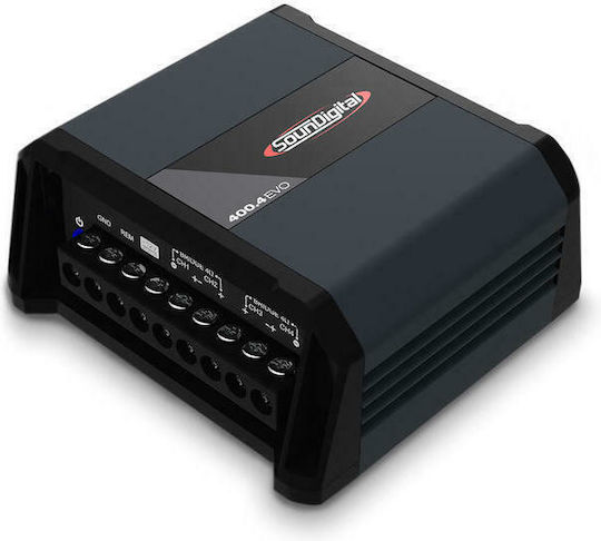 SounDigital Car Audio Amplifier SD 400.4 Evo4.0 SD400.2EVO.4.0 4 Channels