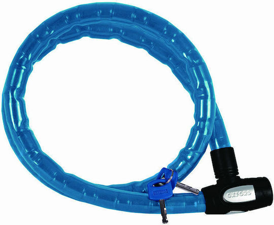 Oxford Barrier 150cm Motorcycle Chain Lock Motorcycle Chain Lock in Blue