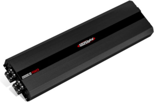 SounDigital Ενισχυτής Αυτοκινήτου SD20000.1D 1 Καναλιού (Κλάση D)