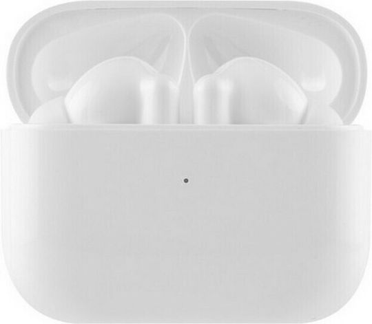 Lamtech LAM020953 Earbud Bluetooth Handsfree Ακουστικά με Θήκη Φόρτισης Λευκά