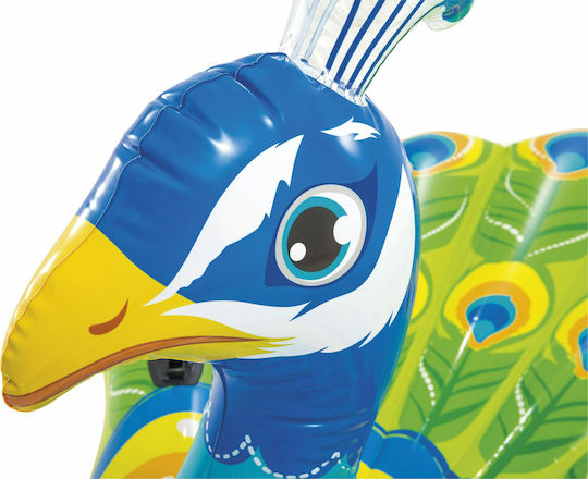 Intex Peacock Island Kid's Inflatable Ride On with Handles Green 193x163cm