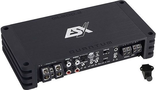 Esx QL600.2 24V Ενισχυτής Αυτοκινήτου 2 Καναλιών (Κλάση A)