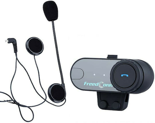 FreedConn T-COM VB Single Intercom for Motorcycle Helmet with Bluetooth