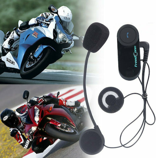 FreedConn T-COM VB Single Intercom for Motorcycle Helmet with Bluetooth