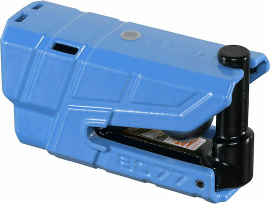 Abus Granit Detecto X Plus 8077 Motorcycle Disc Brake Lock with Alarm & 13mm Pin in Blue 238077GDBLUE