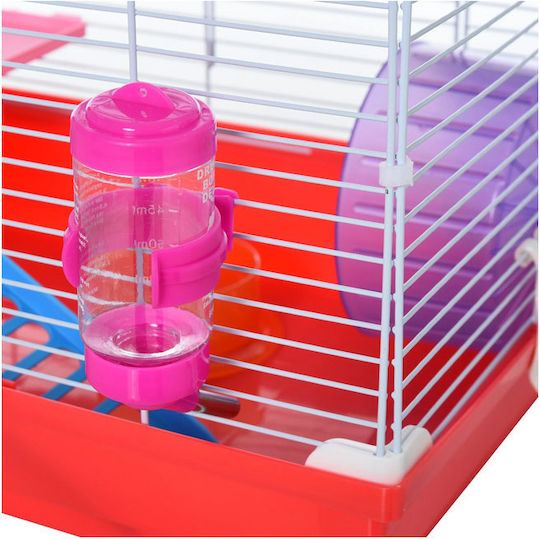 Pawhut Rodent Cage Metal Cage for Hamster 47x30x27 cm 47x30x27cm