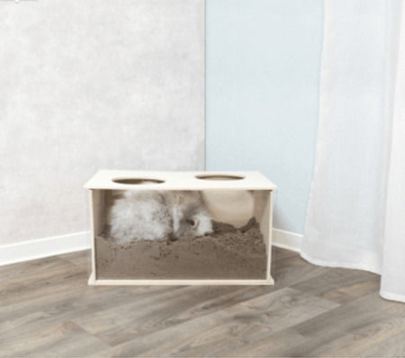 Trixie Nagetierkäfig Buddelkiste für Kaninchen 58x30x38cm