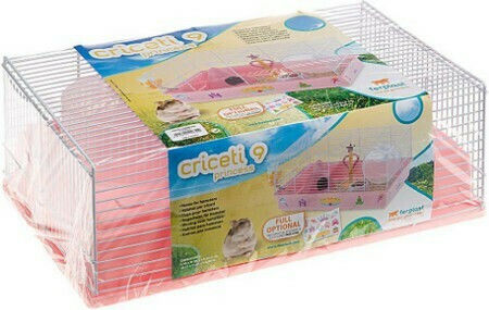 Ferplast Criceti 9 Princess Cușcă Pentru Rozătoare Cușcă Pentru Hamster 46x29.5x23cm Roz 46x29.5x23cm