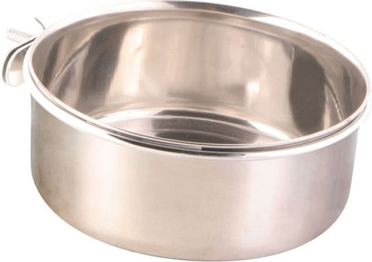 Trixie Bird Feeder Stainless Steel Plate with Base 9cm 300ml