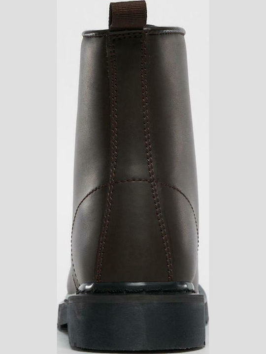 Leather Boots Burgundy