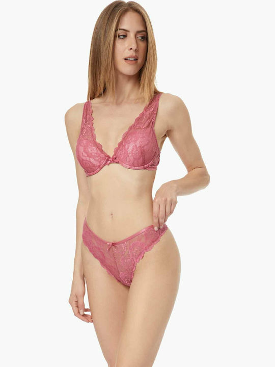Gossip Triangle Triangle Bra with Light Padding Underwire Azalea 90-8172-797