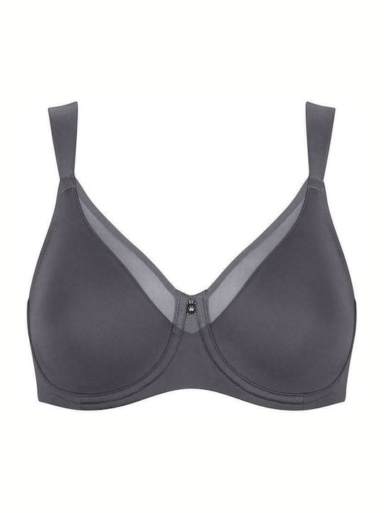 True Shape Sensation Γκρι Minimizer Σουτιέν χωρίς Ενίσχυση με Μπανέλες