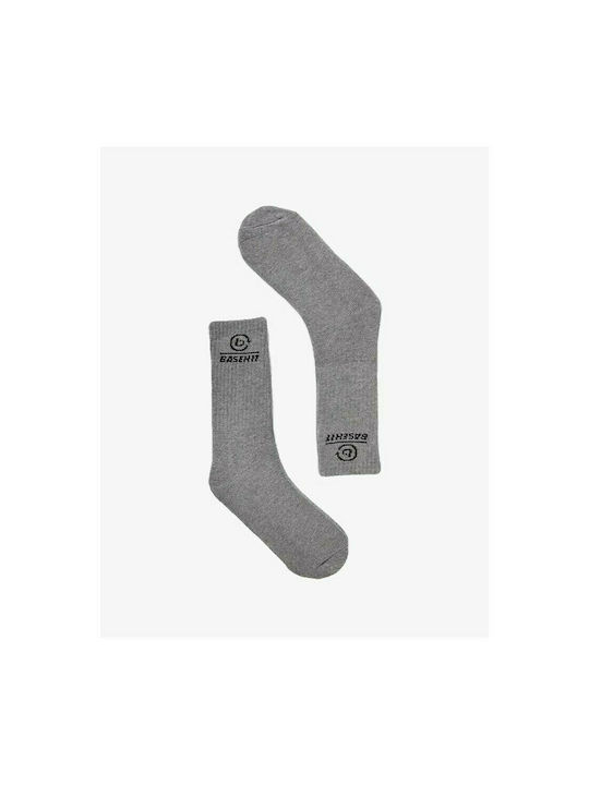 Basehit Solid Color Socks Gray 3Pack