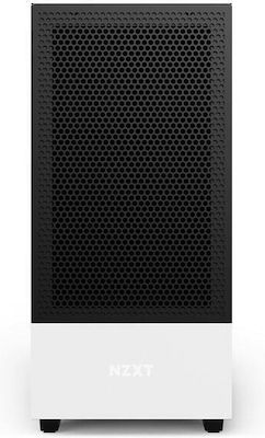 NZXT H510 Flow Gaming Midi Tower Κουτί Υπολογιστή με Πλαϊνό Παράθυρο Matte White
