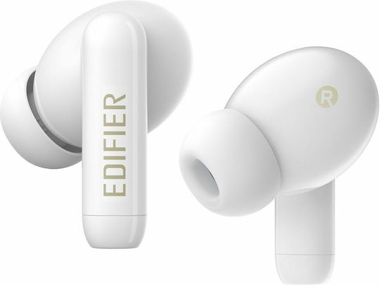 Edifier TWS330NB In-Ear Bluetooth-Freisprecheinrichtung Kopfhörer mit Schweißresistenz und Ladeetui Weiß