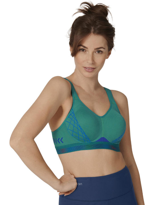 Triaction Cardio Cloud P EX Athletic Athletic Bra with Light Padding without Underwire Green 10205923-6644