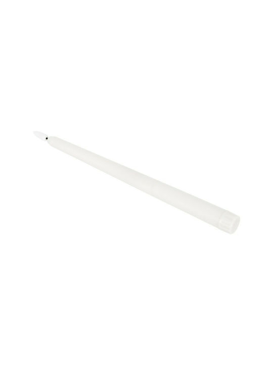 GloboStar Dekorative Lampe Wachs-Politur Weiß 6Stück