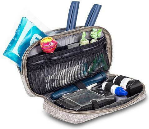 Elite Bags Ισοθερμικό Ιατρικό Τσαντάκι για Κιτ Διαβητικών Dia’s σε Γκρι Χρώμα