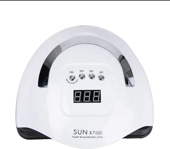 Sun Χ7 Max Nail Polish Curing Lamp UV / LED 150W White
