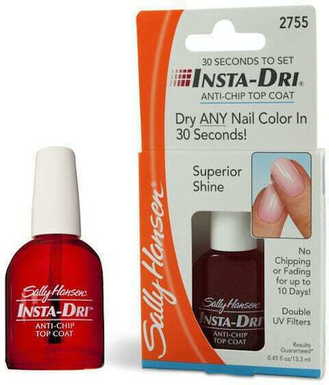 Sally Hansen Insta-Dri Top Coat Top Coat για Απλά Βερνίκια Quick Dry 13.3ml