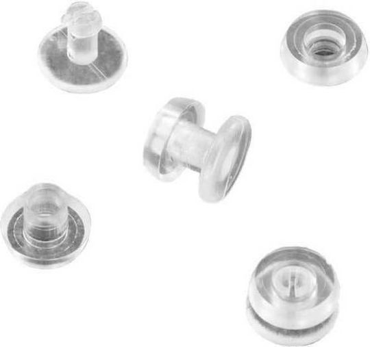 Next Nail Bookbinding 10mm Transparent Plastic Pin φ12mm Length 10mm 1000pcs 1000pcs