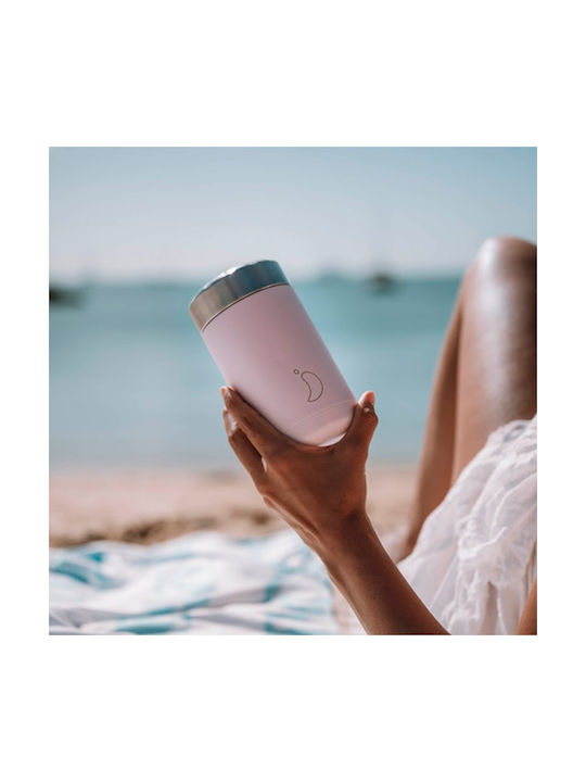 Chilly's Δοχείο Φαγητού Inox Θερμός Blush Pink 500ml