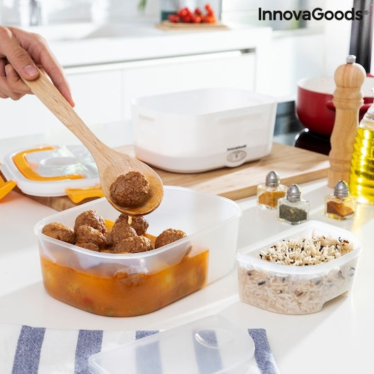 InnovaGoods Carunch Електрически Кутия за обяд Пластмаса Оранжев 1050мл 1бр