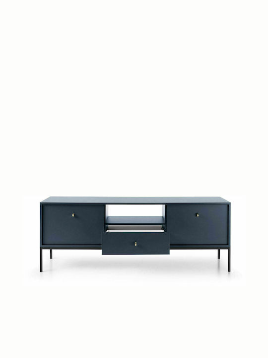 TV-Ständer Mono Blau M153.4xTiefeP39xHöhe56cm