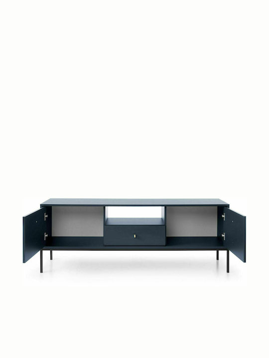TV-Ständer Mono Blau M153.4xTiefeP39xHöhe56cm